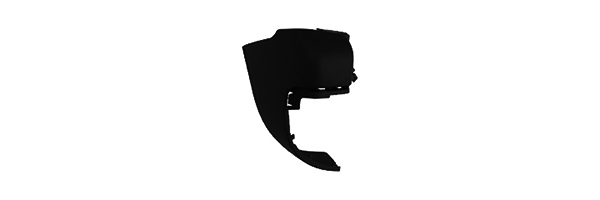 CANTONALE POSTERIORE SINISTRO NERO PASSO CORTO PORTA BATTENTE - CITROEN - Berlingo 2008 - 7410FN - 16800240XT