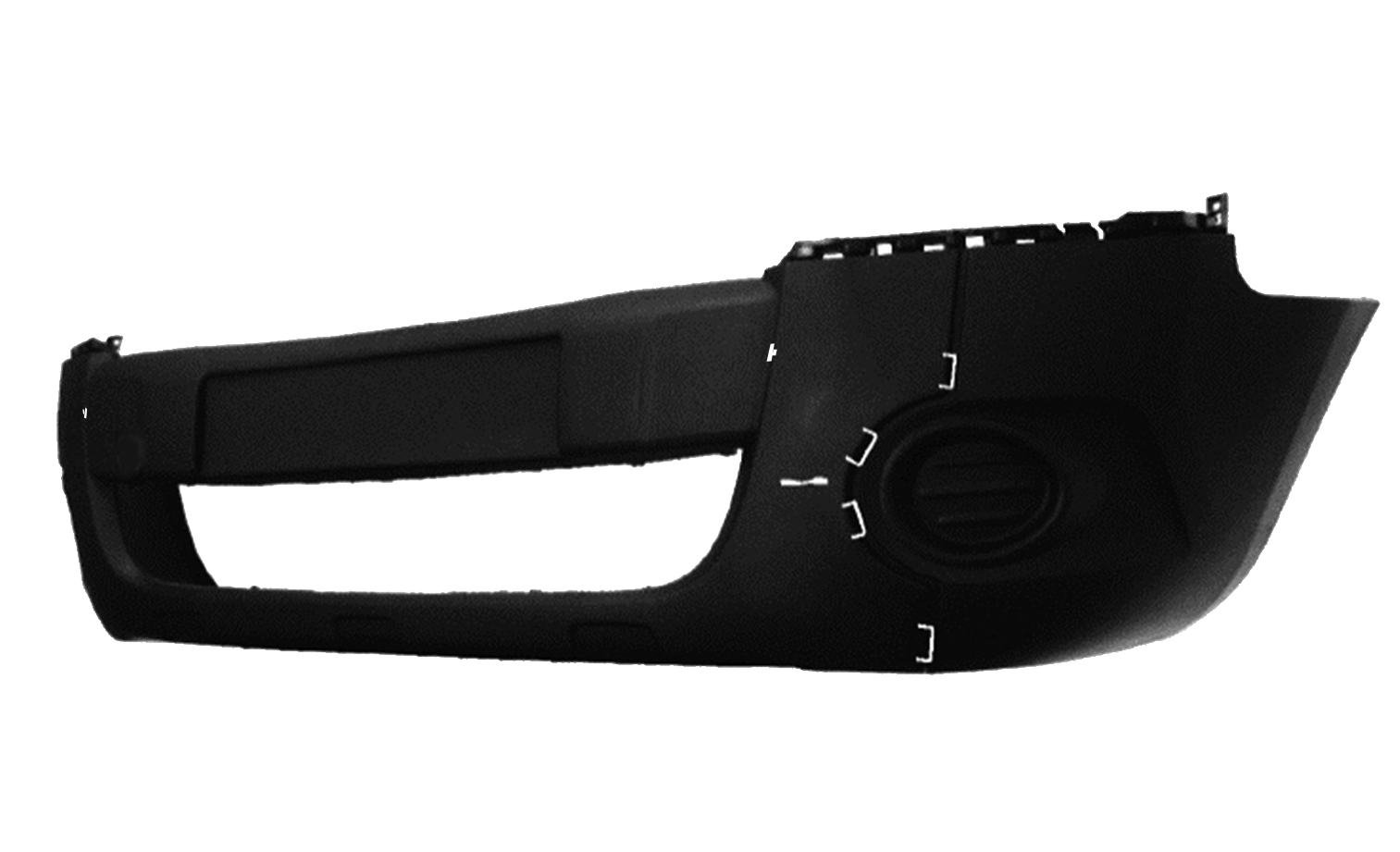 PARAURTI ANTERIORE CON PRIMER PREDISPOSTO MODANATURA CON TAPPO GANCIO TRAINO - PEUGEOT - Partner 2008 - 7401QC