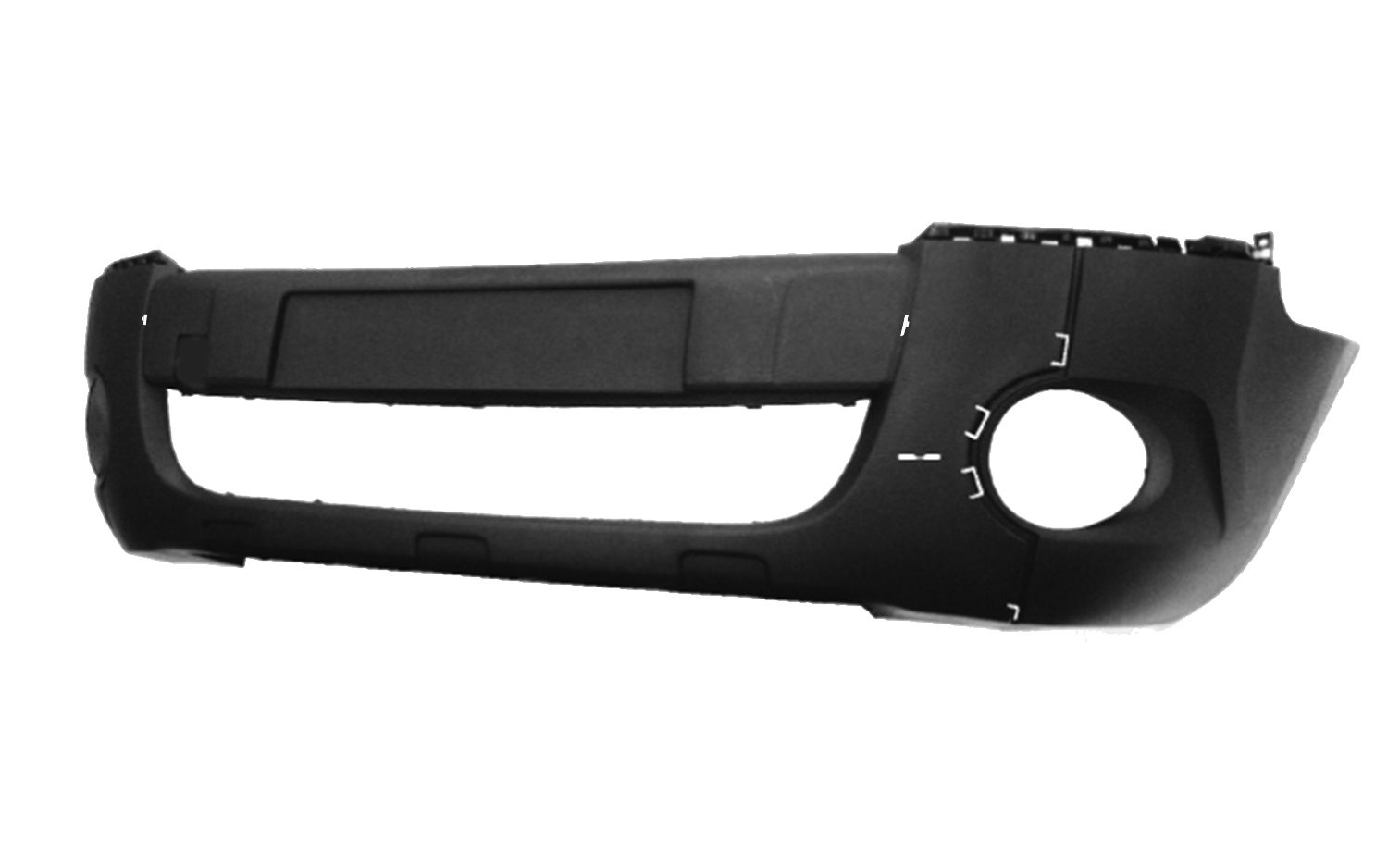 PARAURTI ANTERIORE CON FORI FENDINEBBIA PREDISPOSTO MODANATURA CON TAPPO GANCIO TRAINO - CITROEN - Berlingo 2008 - 7401PW