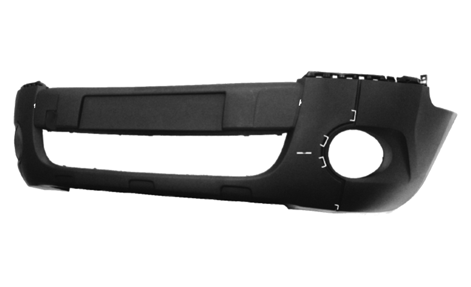 PARAURTI ANTERIORE CON FORI FENDINEBBIA CON PRIMER PREDISPOSTO MODANATURA CON TAPPO GANCIO TRAINO - PEUGEOT - Partner 2008 - 7401QF