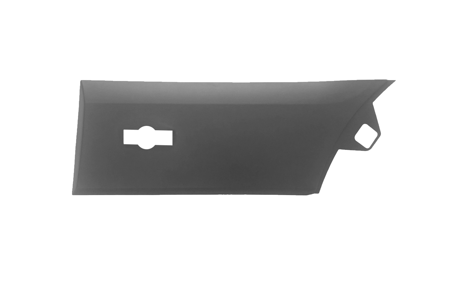 MODANATURA LATERALE POSTERIORE SINISTRA GRIGIA RUOTE SINGOLE FORO LUCE PASSO LUNGO CON CLIP DI MONTAGGIO - FORD - Transit 2014 - 1854497