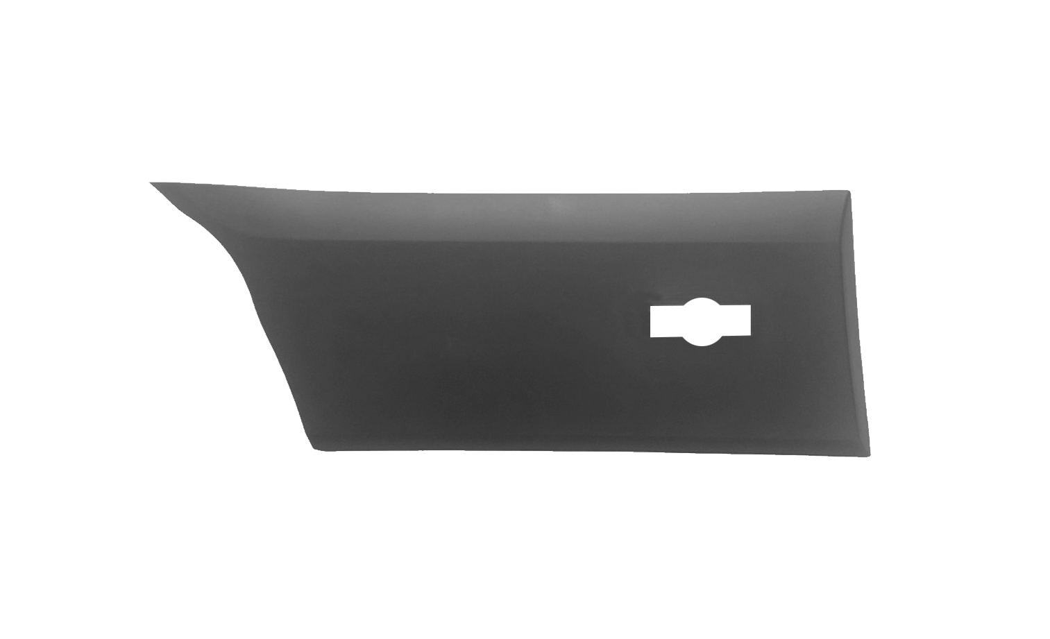 MODANATURA LATERALE POSTERIORE DESTRA GRIGIA RUOTE GEMELLATE CON FORO LUCE PASSO LUNGO CON CLIP DI MONTAGGIO - FORD - Transit 2014 - 1854494