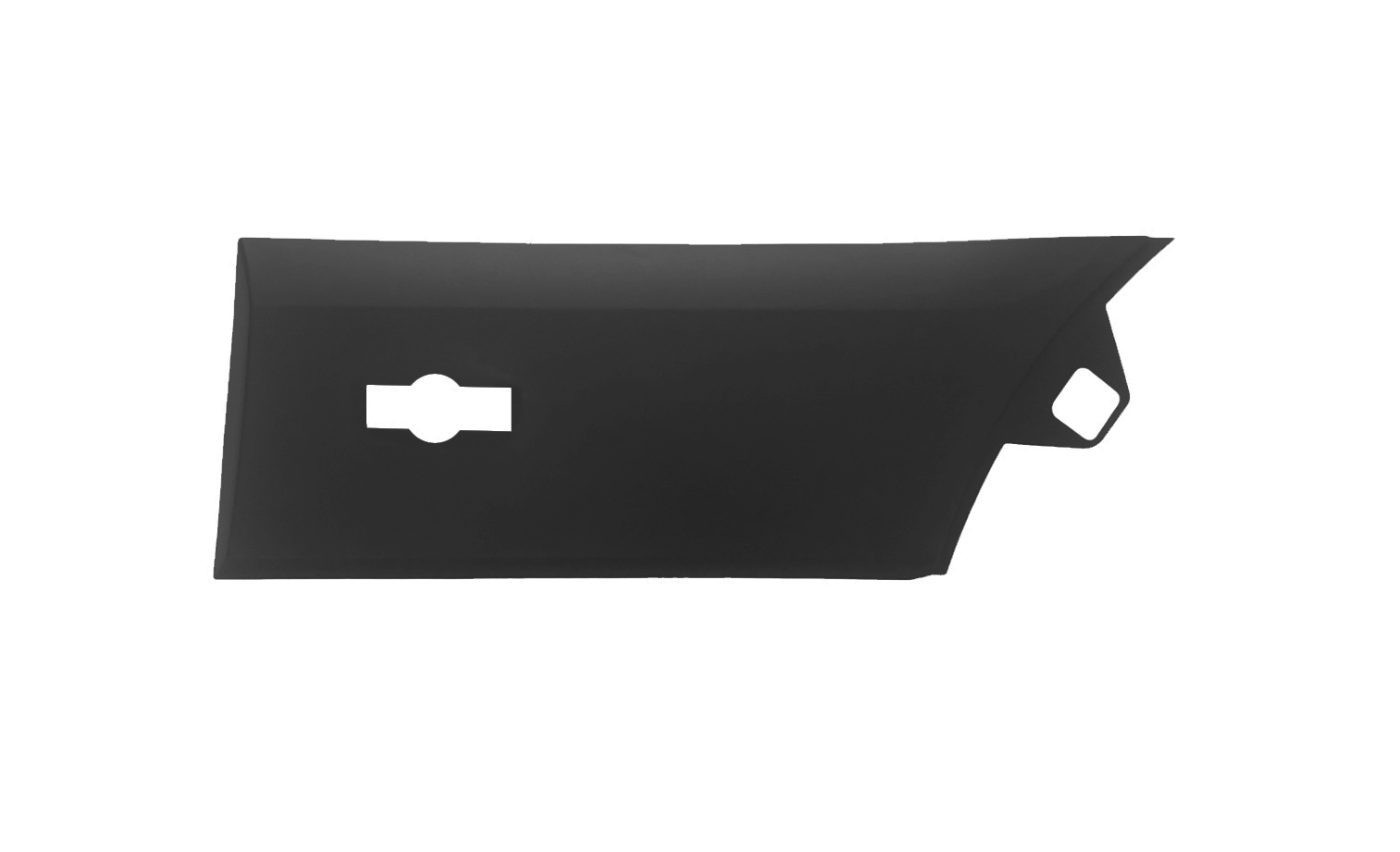 MODANATURA LATERALE POSTERIORE SINISTRA NERA RUOTE SINGOLE CON FORO LUCE PASSO LUNGO CON CLIP DI MONTAGGIO - FORD - Transit 2019 - 2309261