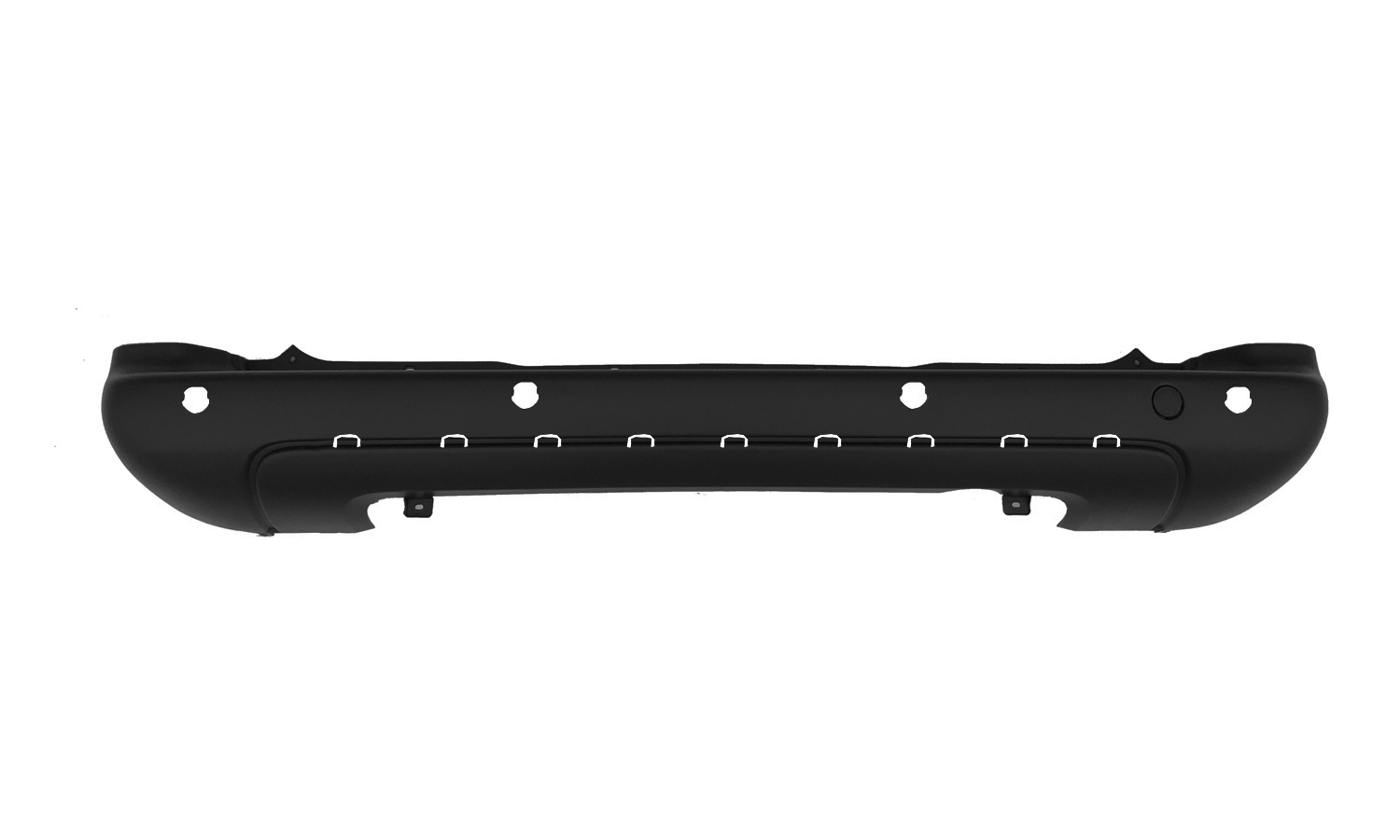 PARAURTI POSTERIORE CON PREDISPOSIZIONE MODANATURA CON 4 FORI PARKASSIST CON TAPPO GANCIO TRAINO - PEUGEOT - Partner 2008 - 7410GK - 7410GJ