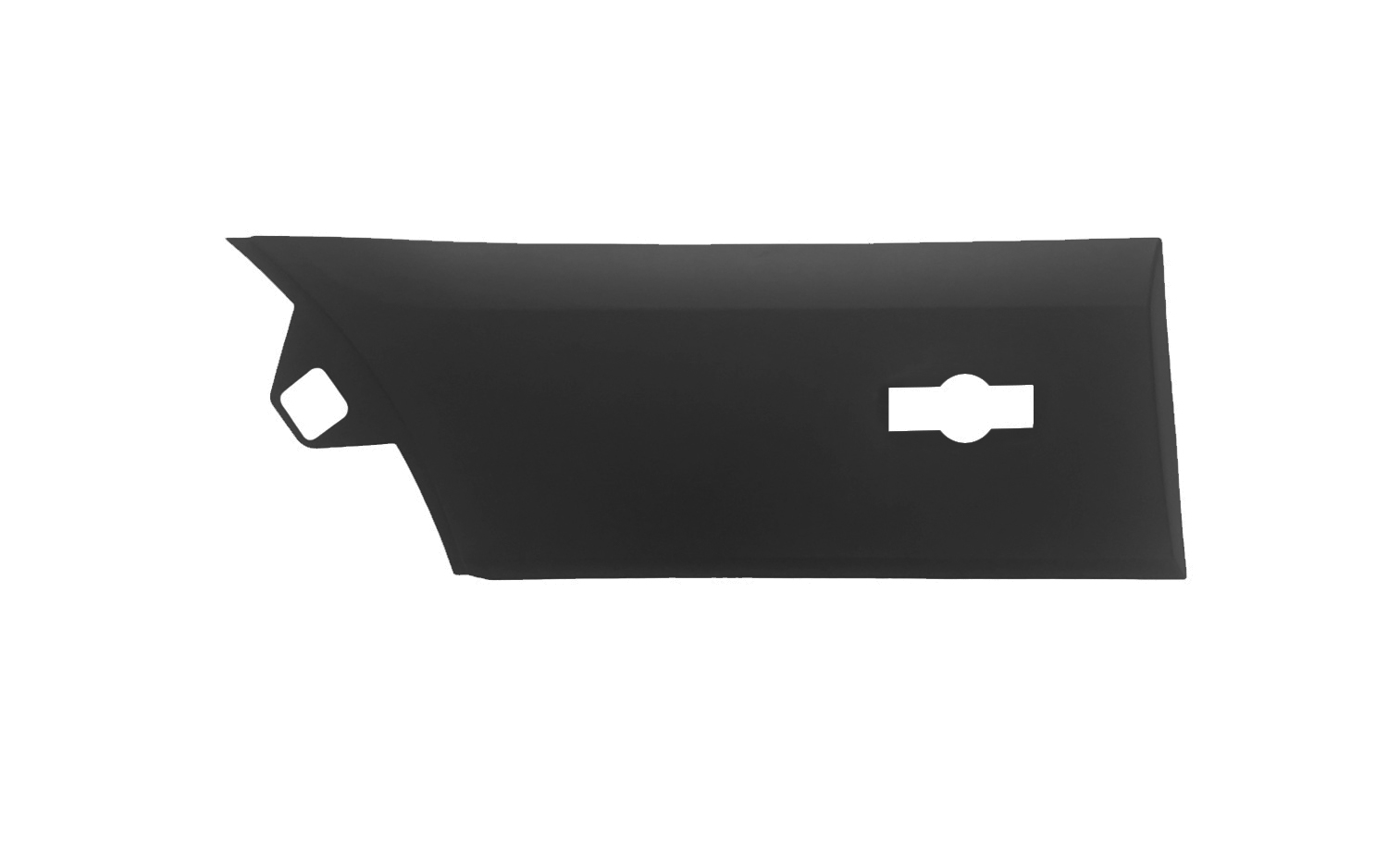 MODANATURA LATERALE POSTERIORE DESTRA NERA RUOTE SINGOLE CON FORO LUCE PASSO LUNGO CON CLIP DI MONTAGGIO - FORD - Transit 2019 - 2309290