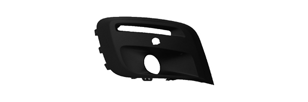 MODANATURA DESTRA NERA CON FENDINEBBIA CON FORO PARKASSIST - CITROEN - Berlingo 2015 -