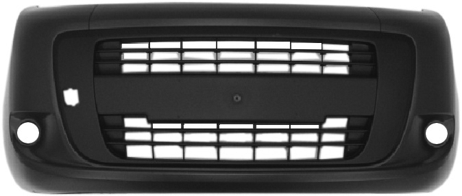 PARAURTI ANTERIORE CON FORI FENDINEBBIA CON PRIMER - FIAT - Fiorino-Qubo 2008 - 735539448
