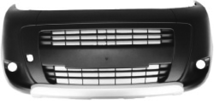 PARAURTI ANTERIORE CON FORI FENDINEBBIA CON PRIMER TREKKING VERSION - FIAT - Fiorino-Qubo 2008 - 735539450