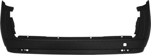 PARAURTI POSTERIORE NERO PORTA BATTENTE CON TAPPO GANCIO TRAINO - FIAT - Doblo 2015 - 735497862 - 735497863 - 1404479 - 95513286