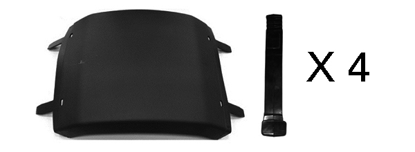 PARAFANGO SUPERIORE CON KIT TIRANTI 200.00500 - Marca - Eurotech - 2997165 - 41032399