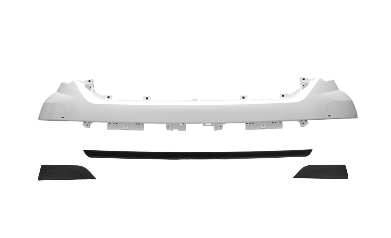 MODANATURA ANTERIORE SUPERIORE CON KIT MODANATURE CON SMALTO BIANCO IC 194 - IVECO - Daily City 2014 - 5802341775 - 5801772693