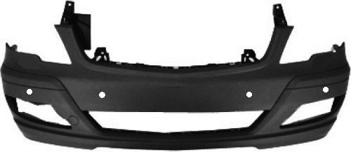 PARAURTI ANTERIORE CON PRIMER E PARK ASSIST (4 PORTASENSORI) CON TAPPO GANCIO TRAINO - MERCEDES - Viano 2009 - A63988507259999