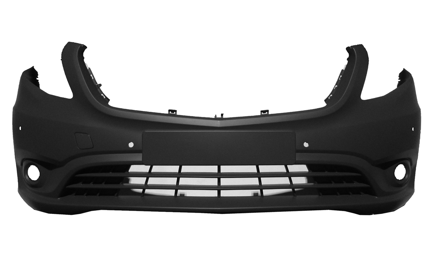 PARAURTI ANTERIORE CON PRIMER LISCIO CON FENDINEBBIA PARK ASSIST (6 PORTASENSORI) CON TAPPO GANCIO TRAINO - MERCEDES - Vito 2015 - A44788599259999