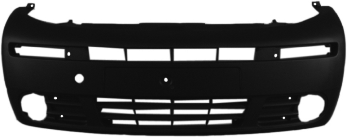 PARAURTI ANTERIORE CON FORI FENDINEBBIA - OPEL - Vivaro 2001-2006 - 4400470 - 91165830