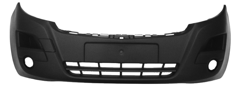 PARAURTI ANTERIORE CON FORI FENDINEBBIA CON TAPPO GANCIO TRAINO - OPEL - Movano 2009-2018 - 4419247 - 93197274