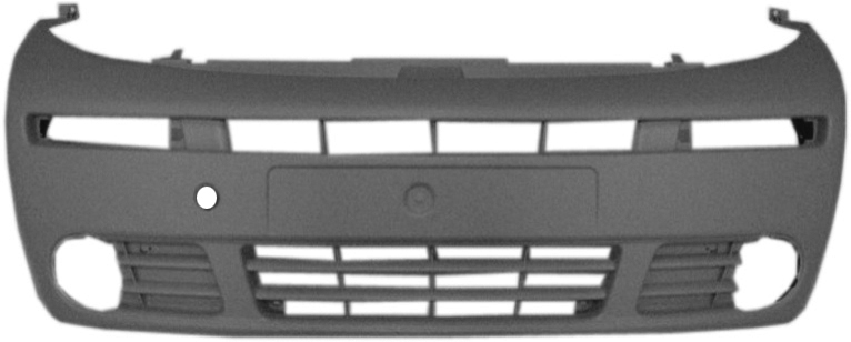 PARAURTI ANTERIORE CON FORI FENDINEBBIA CON PRIMER - OPEL - Vivaro 2001-2006 - 4400472 - 91165832