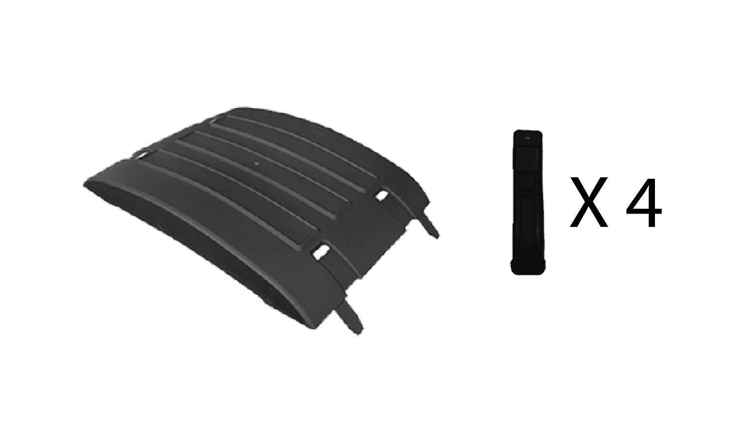 PARAFANGO POSTERIORE BASSO CON TIRANTI 200.17503 - RENAULT - Nuovo Premium - 7421094389 - 21094389