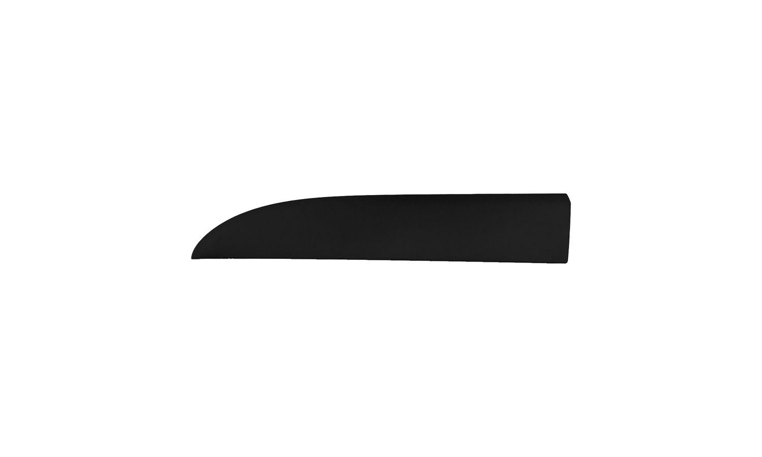MODANATURA LATERALE SINISTRA ANTERIORE NERA CON CLIP DI MONTAGGIO - RENAULT - Trafic 2014 - 808213720R - 93867925 - 6000617426 - 7685100Q1K
