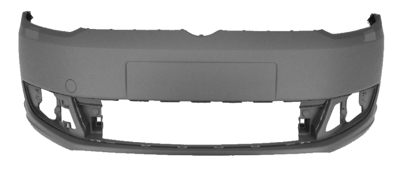 PARAURTI ANTERIORE CON PRIMER CON TAPPO GANCIO TRAINO - VOLKSWAGEN - Caddy Van Kombi 2009 - 1T0807221MGRU