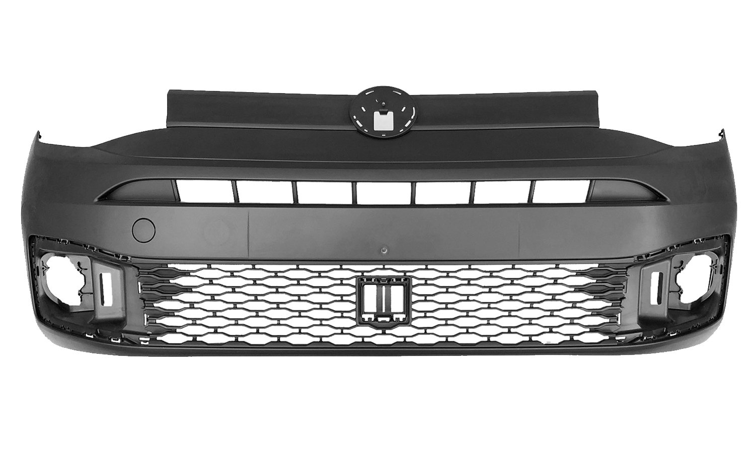 PARAURTI ANTERIORE NERO CON TAPPO GANCIO TRAINO - VOLKSWAGEN - Caddy 2020 - 2K78072179B9
