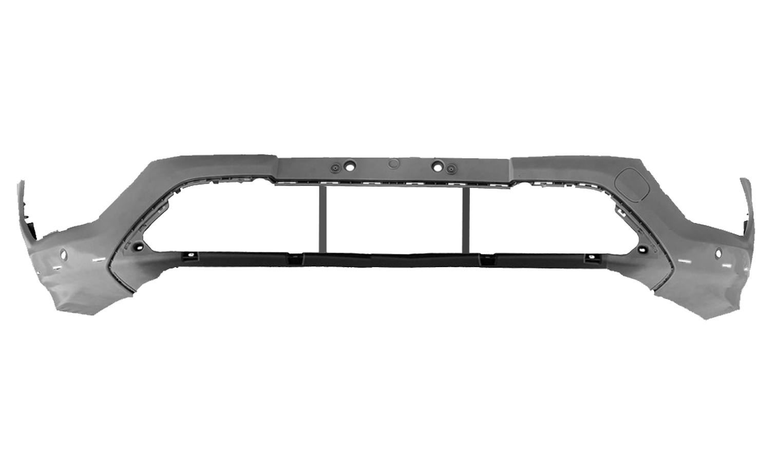 PARAURTI ANTERIORE INFERIORE CON PRIMER CON PARKASSIST PREDISPOSTO MODANATURE LATERALI (2 PORTASENSORI) CON TAPPO GANCIO TRAINO - FORD - Transit Custom 2018 - 2322594