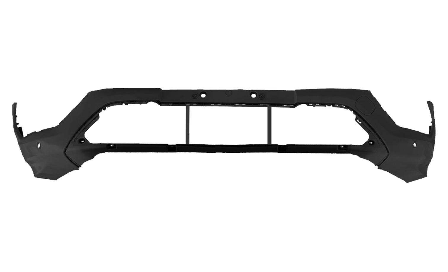 PARAURTI ANTERIORE INFERIORE NERO CON PARKASSIST (2 PORTASENSORI) CON TAPPO GANCIO TRAINO - FORD - Transit Custom 2018 - 2375290