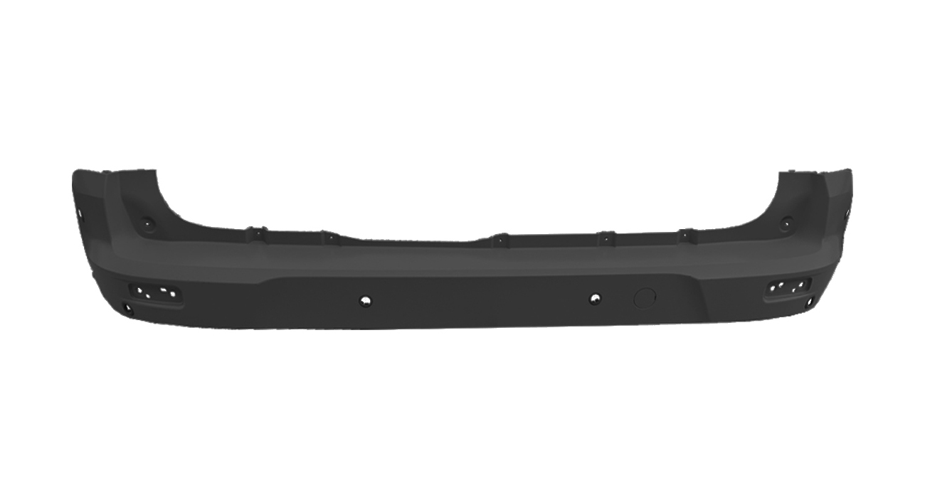 PARAURTI POSTERIORE NERO CON PARKASSIST E ANGOLO MORTO (6 PORTASENSORI) CON TAPPO GANCIO TRAINO - FORD - Transit Connect 2018 - 2374032 - 2288166