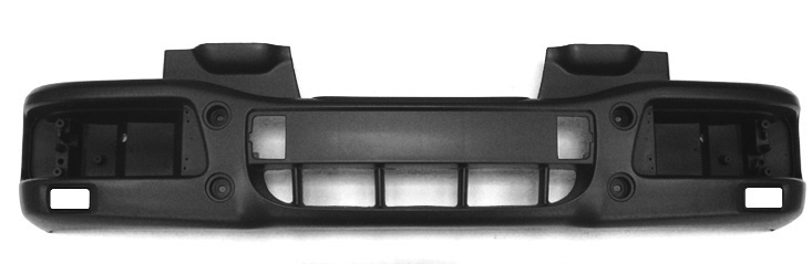 PARAURTI ANTERIORE CON FORI FENDINEBBIA - IVECO - Eurocargo Tector 75E13/120E21 - 2997638 - 504027614 - 504048252 - 504048254