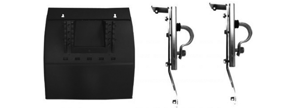 PARAFANGO ANTERIORE NERO CON KIT STAFFE - IVECO - Stralis 2007 - 41298962 - 41298964 - 41298965