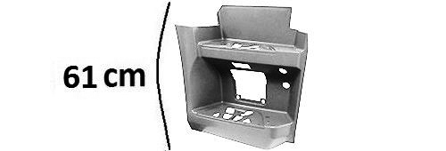 PEDANA DESTRA CON PRIMER CABINA STRETTA ALTA - MERCEDES - Actros MP4 Cabina Stretta - A96166633019135 - A9616663301 - A96166625039135 - A96166625