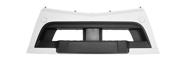 PARAURTI ANTERIORE CENTRALE CABINA LARGA BASSA SMALTO BIANCO DB9147 CON PIASTRA PEDANA SIMILE A 9608850311 - MERCEDES - Actros MP4 Cabina Stretta - 9608801990 - A9608801990