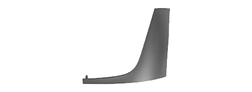 DEVIATORE LATERALE SINISTRO GRIGIO - MERCEDES - Actros MP4 Cabina Larga - 96088039057G99 - A96088039057G99