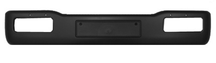 PARAURTI ANTERIORE NERO CABINA STRETTA - NISSAN - Atleon - 62010LA70B