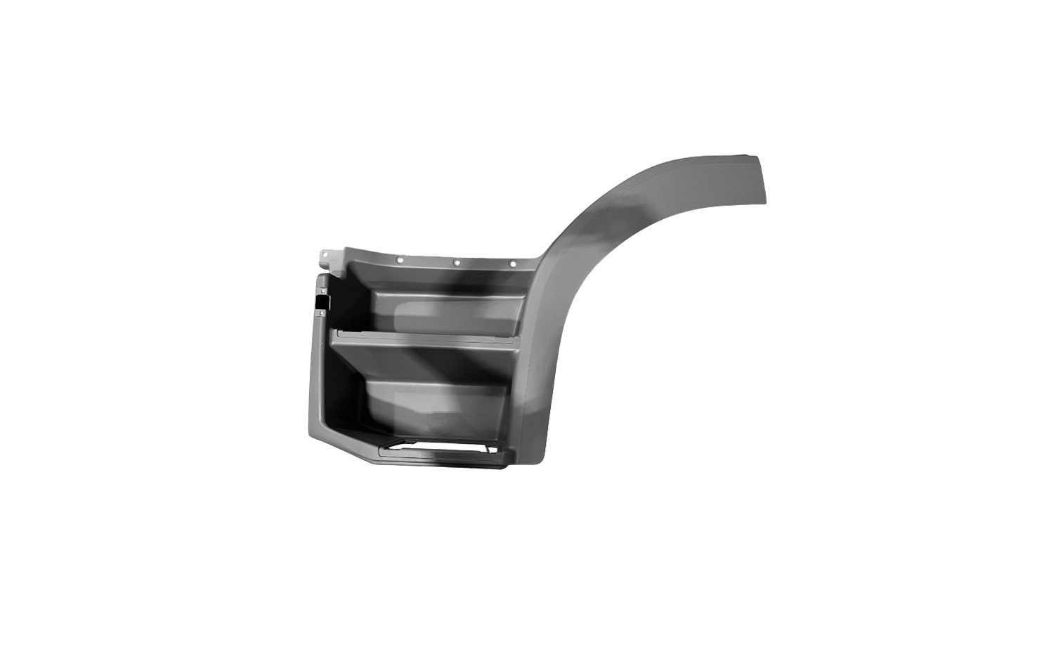 PEDANA PARAFANGO SINISTRO SMC GRIGIO 11,9 t. MANTOVANA STRETTA - MERCEDES - Atego 2a° serie - 9736663301 - 97366633017354