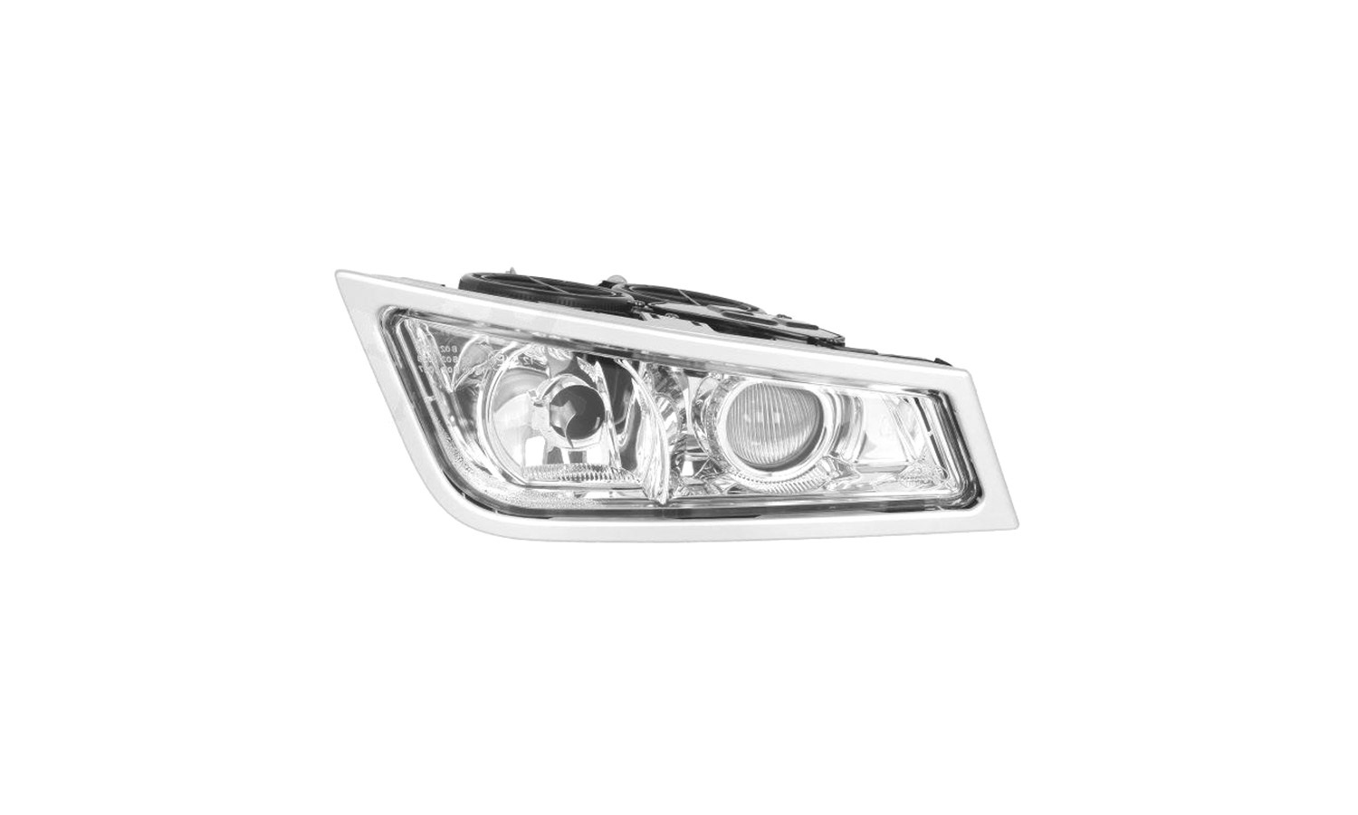 FARO FENDINEBBIA DESTRO BASE CROMATA CON LUCE SUPPLEMENTARE SENZA LAMPADINA (H3-H7) - VOLVO - FH3 - 21297913 - 21035693