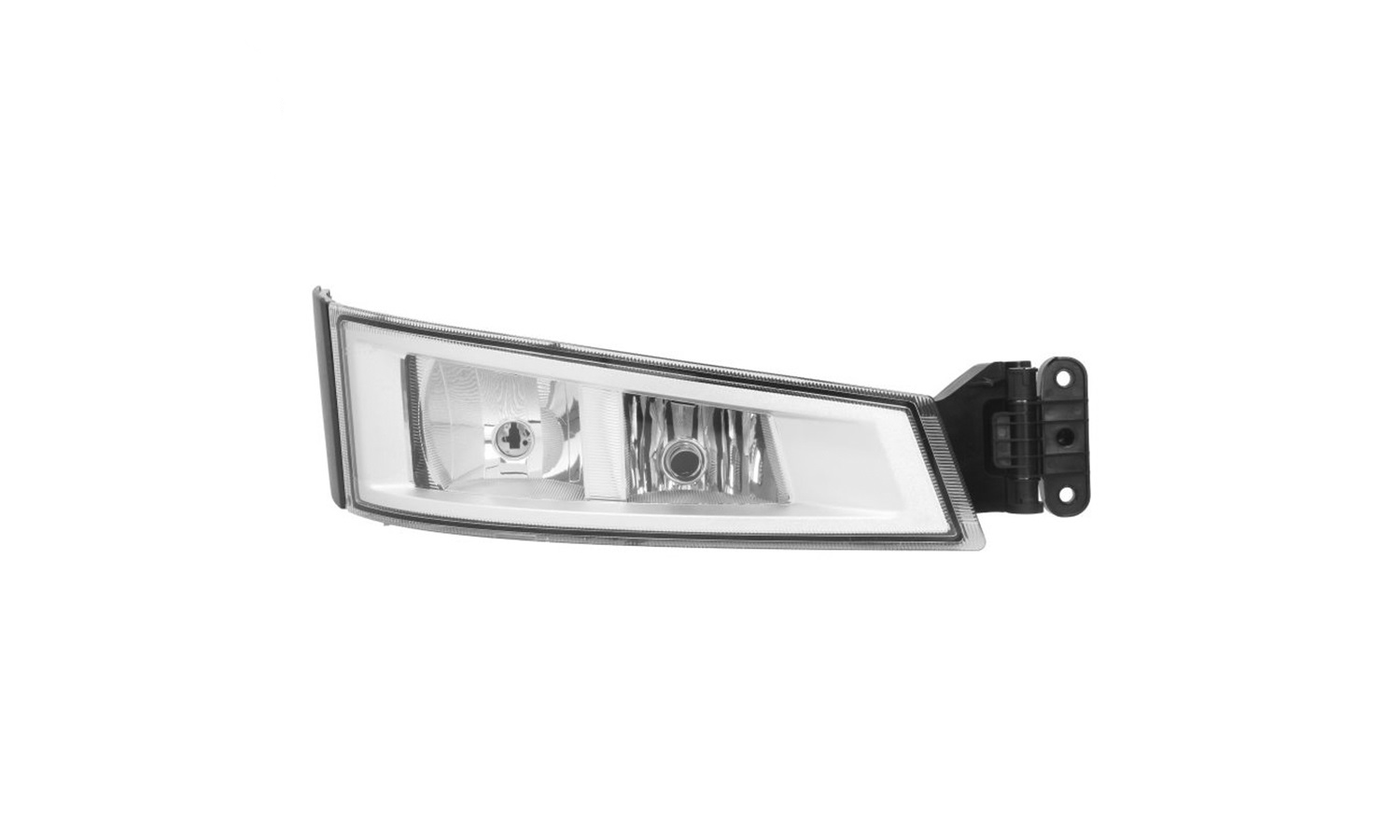 FARO FENDINEBBIA DESTRO BASE CROMATA CORNICE NERA CON LUCE PROFONDITA SENZA LAMPADINA (H7-H1) - VOLVO - FH4 - 21221153 - 22332594