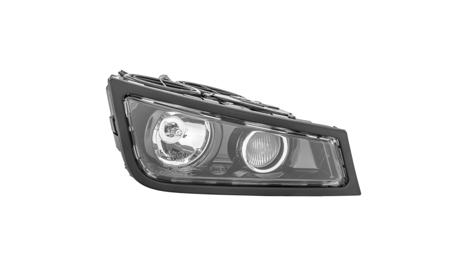 FARO FENDINEBBIA DESTRO BASE NERA CON LUCE PROFONDITA SENZA LAMPADINA (H3-H3) - VOLVO - FH3 - 21297906