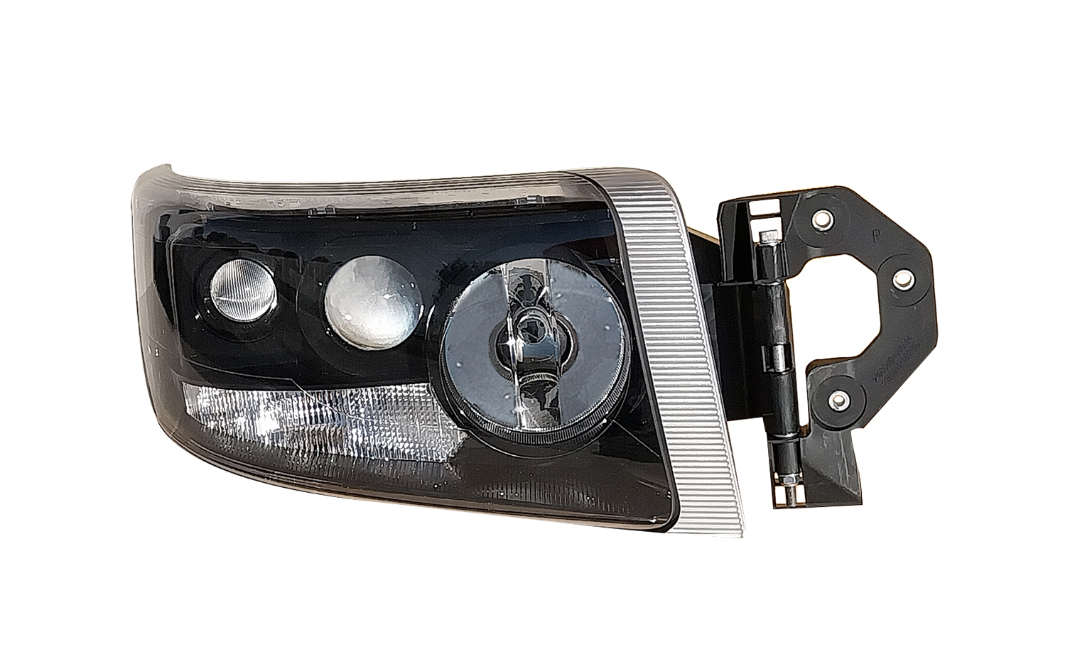 PROIETTORE DESTRO MANUALE CON FENDINEBBIA ALOGENO 24V CON PORTALAMPADA SENZA LAMPADINA (H7 - H1 - H3 - W5W - PY21W) CONNETTORE ROTONDO POSTERIORE LATERALE SINISTRO 6 PIN - RENAULT - Nuovo Premium - 5