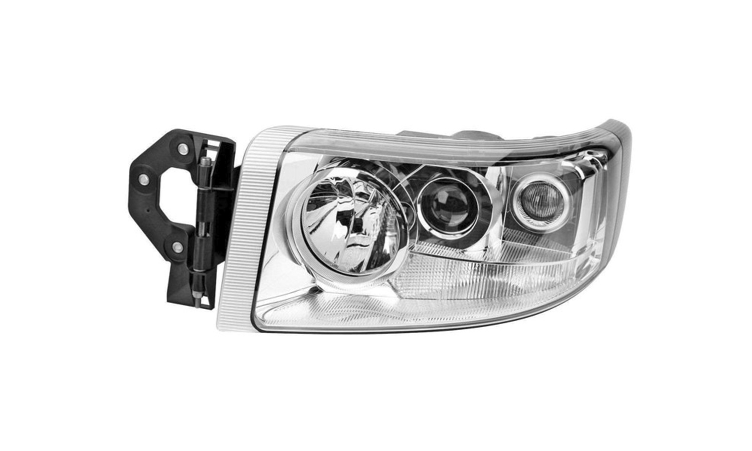 PROIETTORE SINISTRO MANUALE CROMATO (H1-H3-H7-PY21W-W5W-LHD) - RENAULT - Nuovo Premium - 5010578451 - 7421636295 - 7482588678