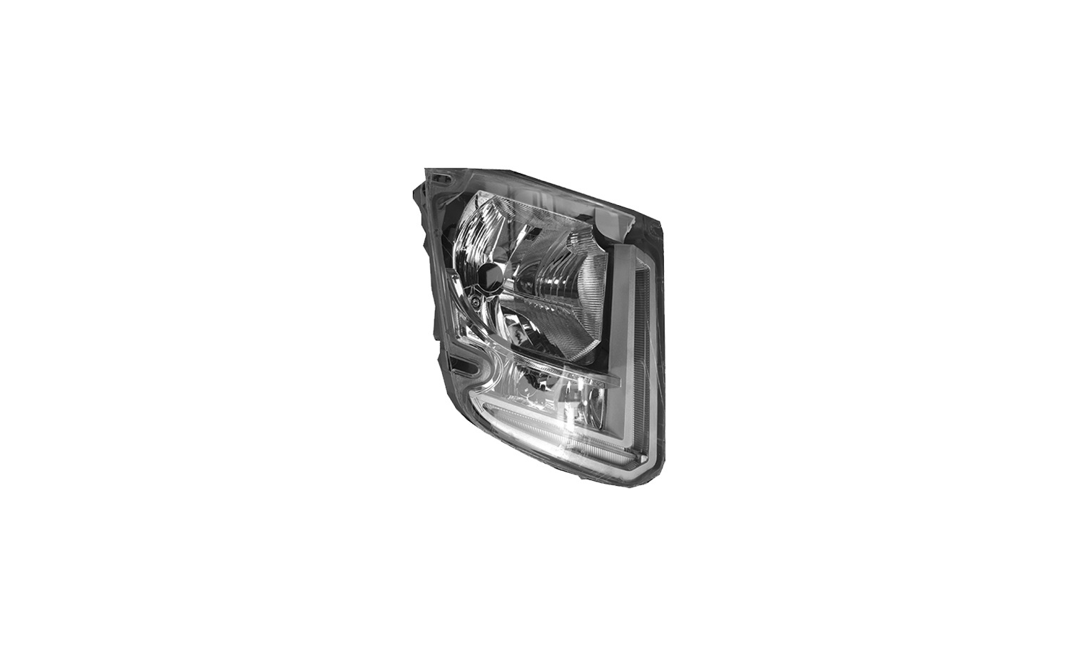 PROIETTORE DESTRO MANUALE (LED-H4-LHD) - VOLVO - FL Euro 6 - 82532284 - 84550050