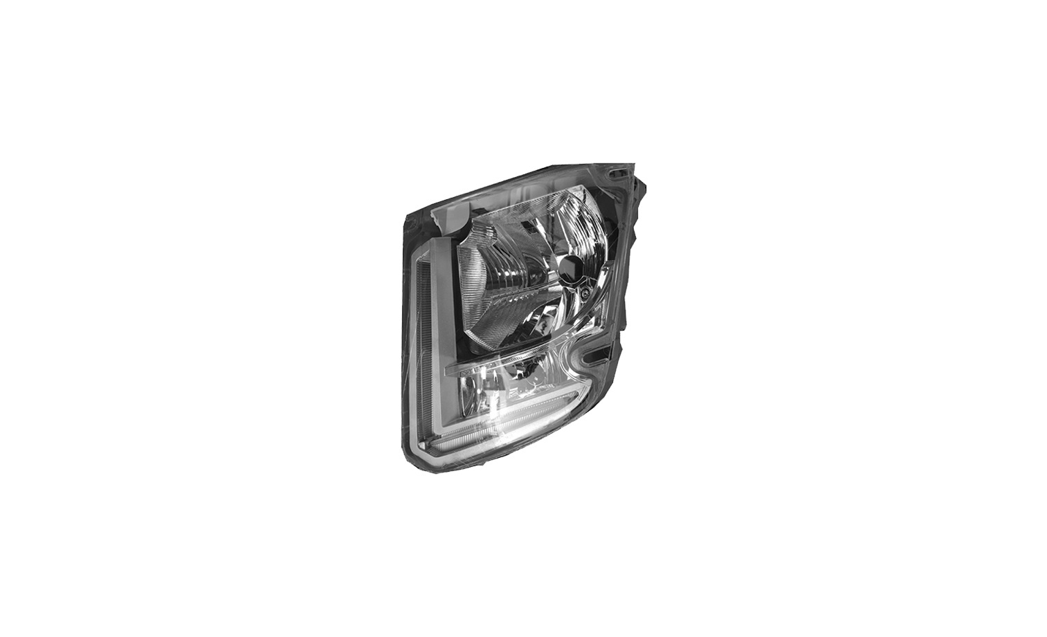 PROIETTORE SINISTRO MANUALE-ELETTRICO (LED-H4-LHD) - VOLVO - FL Euro 6 - 82526640 - 84550049
