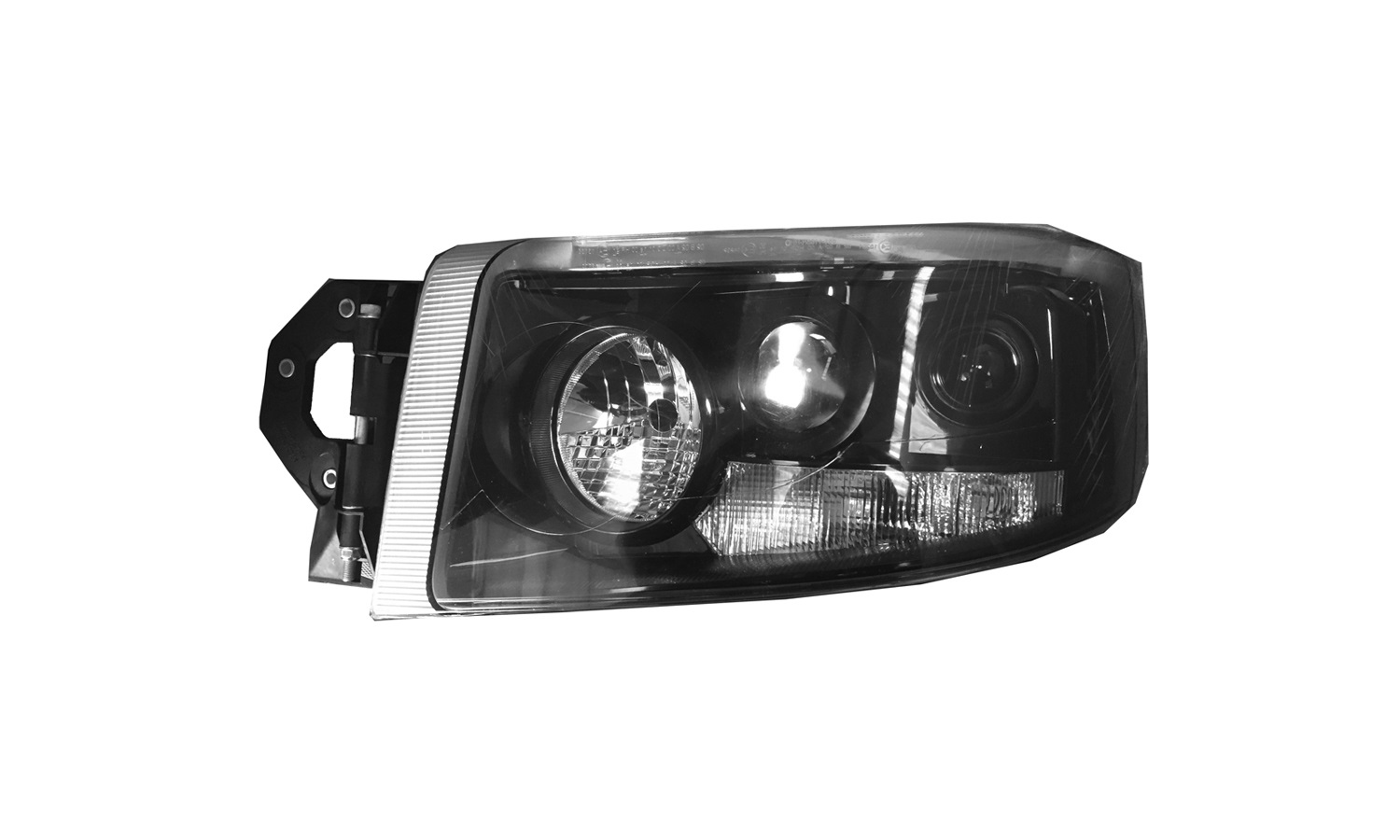 PROIETTORE SINISTRO MANUALE NERO (H7-H15-PY21W-W5W-TIPO HE) - RENAULT - Nuovo Premium - 7421554757