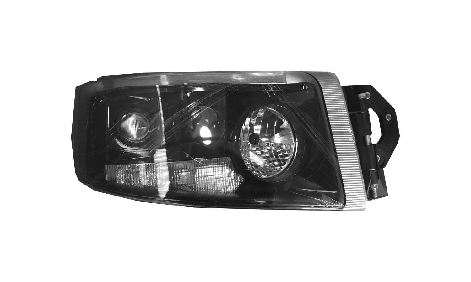 PROIETTORE DESTRO MANUALE NERO (H3-H7-H15-PY21W-W5W-TIPO HE) - RENAULT - Nuovo Premium - 7421554755
