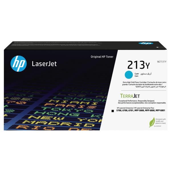 TONER ORIGINALE CIANO HP 213Y