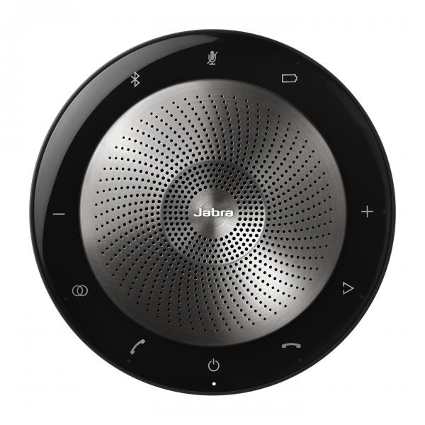 Jabra Speak 710 vivavoce Universale USB/Bluetooth Nero, Argento (Speak 710 MS - Speak 710 MS, Universal, - Black,Silver, Portable, 30 m, 70 dB, 1 m - Warranty: 12M)