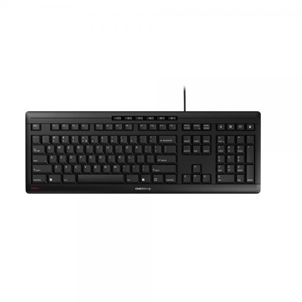 CHERRY STREAM tastiera Ufficio USB QWERTY Inglese US Nero (STREAM KEYBOARD JK-8500, - Standard, USB, JK-8500, - Standard, USB, Mechanical, QWERTY, Black - Warranty: 12M)