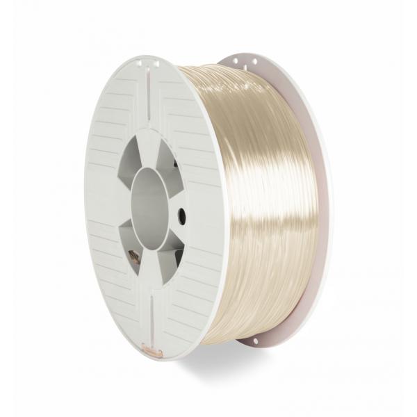 Verbatim 55051 materiale di stampa 3D Polietilene Tereftalato Glicole [PETG] Trasparente 1 kg (3D Printer Filament PET-G 1.75MM 1KG T)