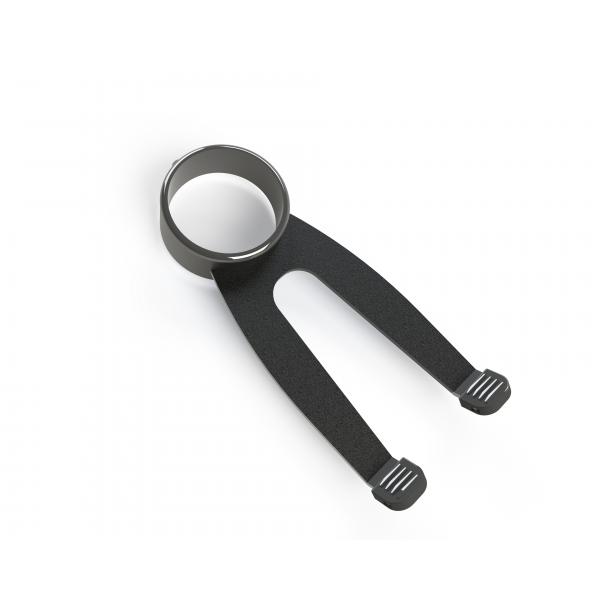 Ergonomic Solutions SpacePole POS SPV3602-02 accessorio di sistema POS Supporto POS Nero Metallo (Universal hand scanner mount - with Lockring - BLACK mount - with Lockring - Warranty: 60M)