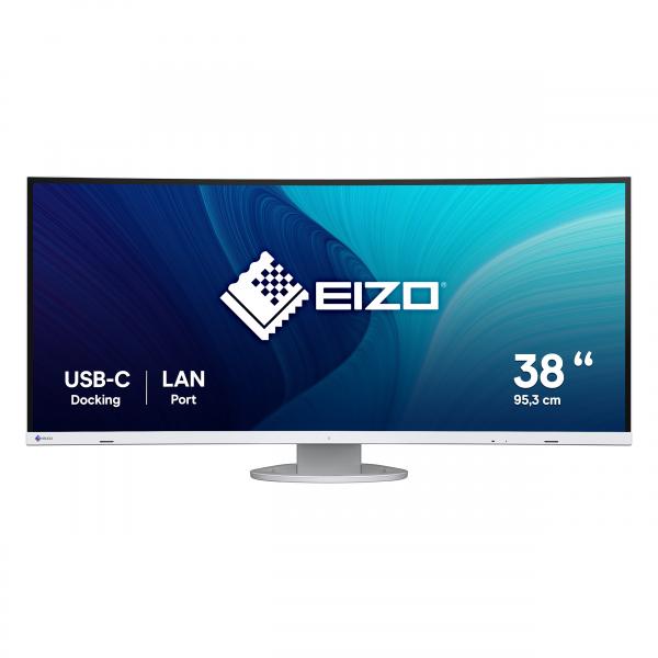 EIZO FlexScan EV3895-WT Monitor PC 95,2 cm [37.5] 3840 x 1600 Pixel UltraWide Quad HD+ LCD Bianco (EIZO FlexScan EV3895-WT - LED-Sk?rm 37)