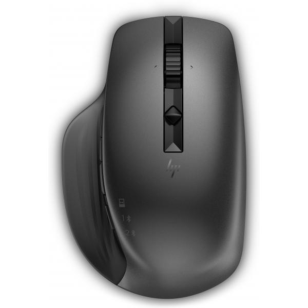 HP Mouse 935 Creator Wireless (CREATOR 935 BLK WRLS MOUSE - 935 Creator, Right-hand, - Track-on-glass [TOG], RF Wireless+Bluetooth, 1200 DPI, Black - Warranty: 12M)